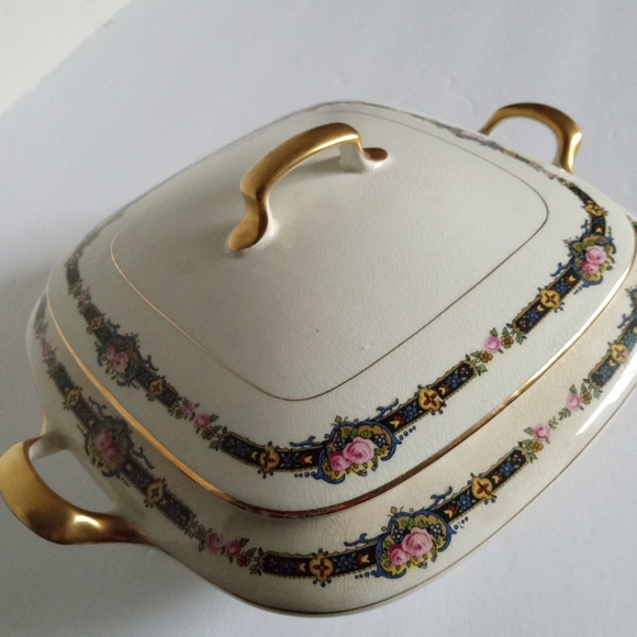 Vintage Carrollton China Floral Vegetable Serving Dish - Picture 7 of 16